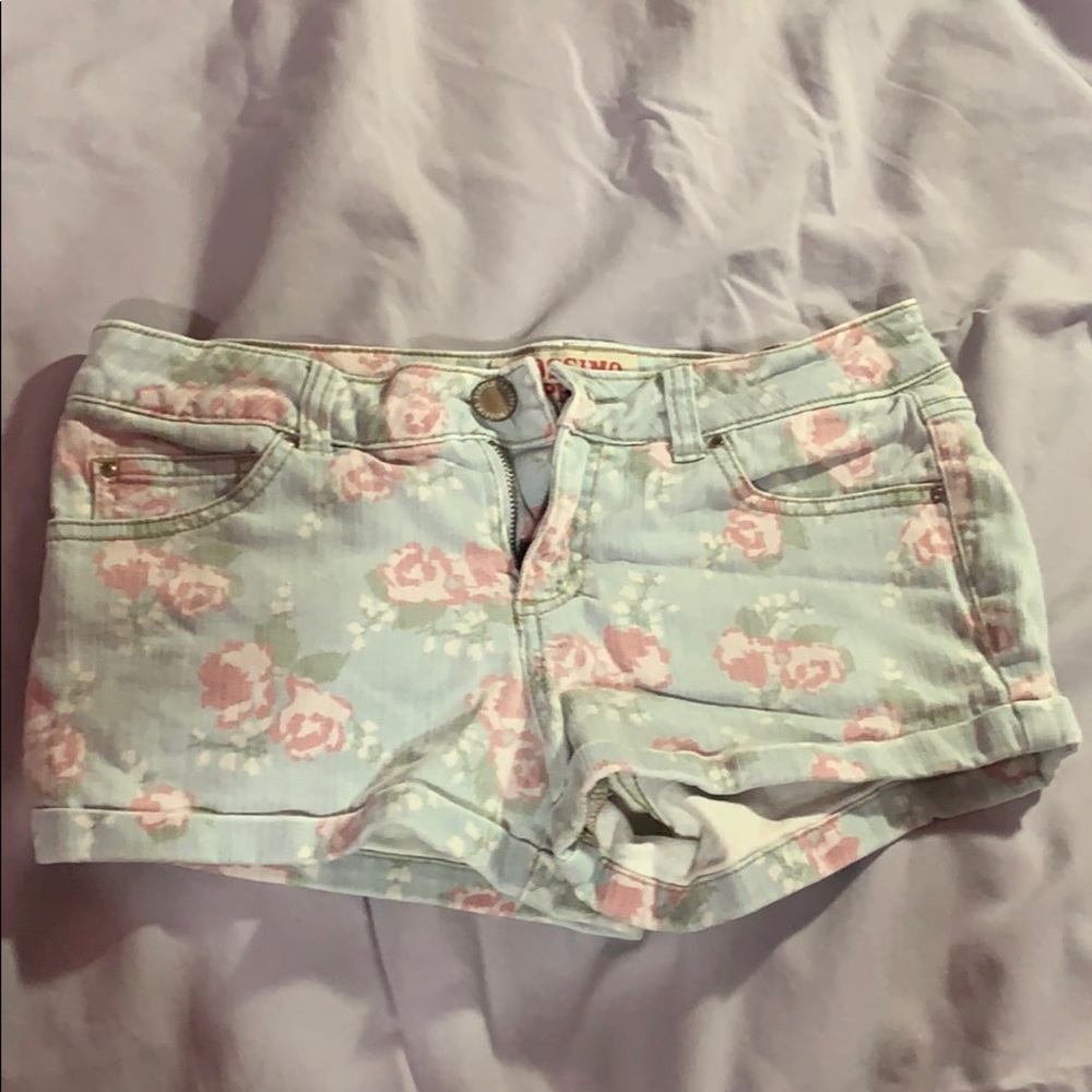 Floral print shorts